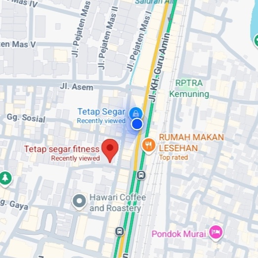 Peta lokasi Tetap Segar Fitness di Google Maps, klik untuk membuka.